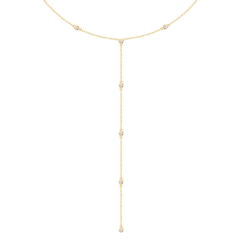 Tessa -Y- Necklace Gold
