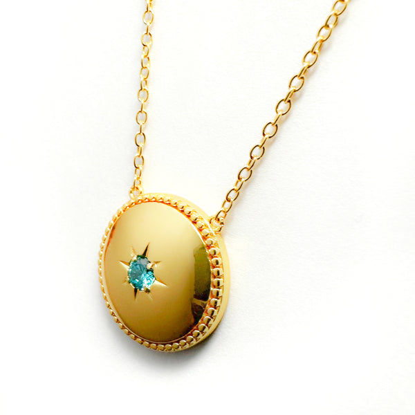 Azura Necklace Large Gold