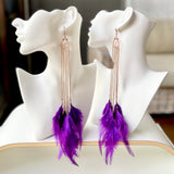 Deanna Feather Earrings