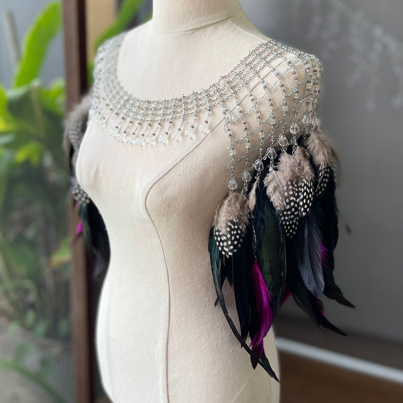 Madison Bolero Feather Necklace