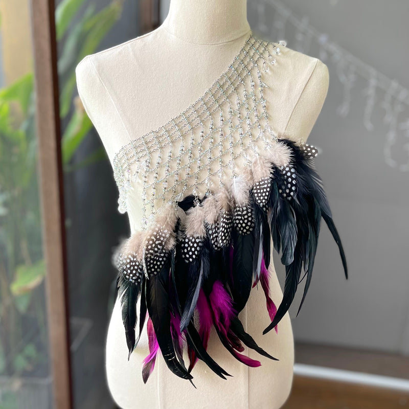 Madison Bolero Feather Necklace