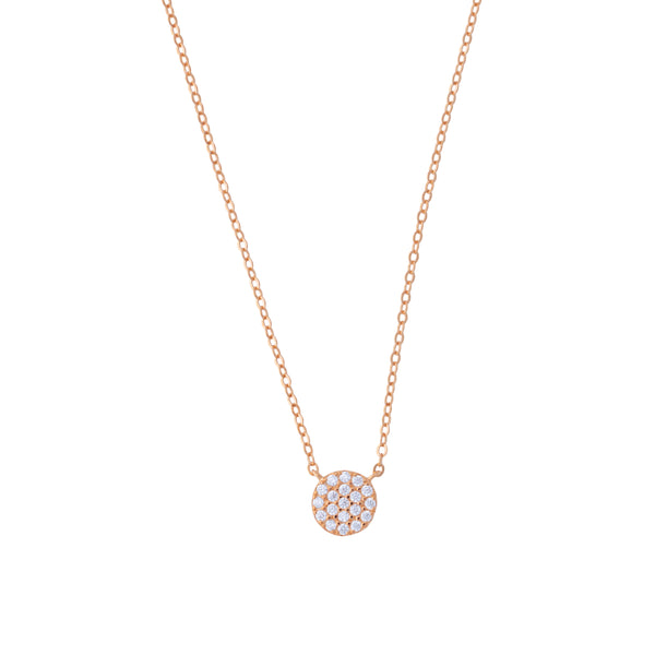 Celine Pendant Necklace Rose Gold