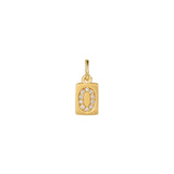 Monogram Letter Charms Gold