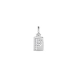 Monogram Letter Charms Silver