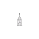 Monogram Letter Charms Silver