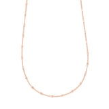 Bree Chain Necklace Rose Gold