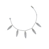 Thea Bracelet White CZ Silver (Feathers for Freedom Campaign)