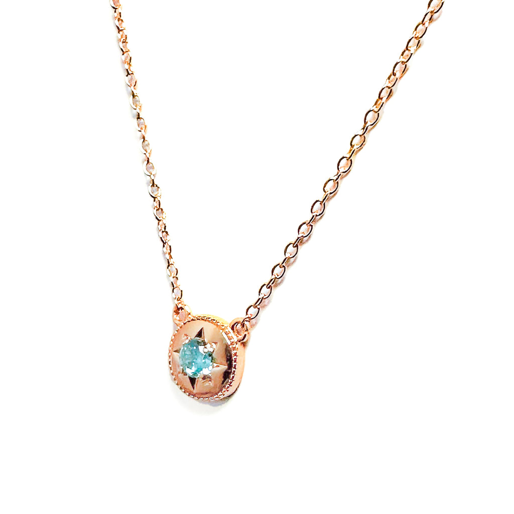 Small rose gold deals necklace