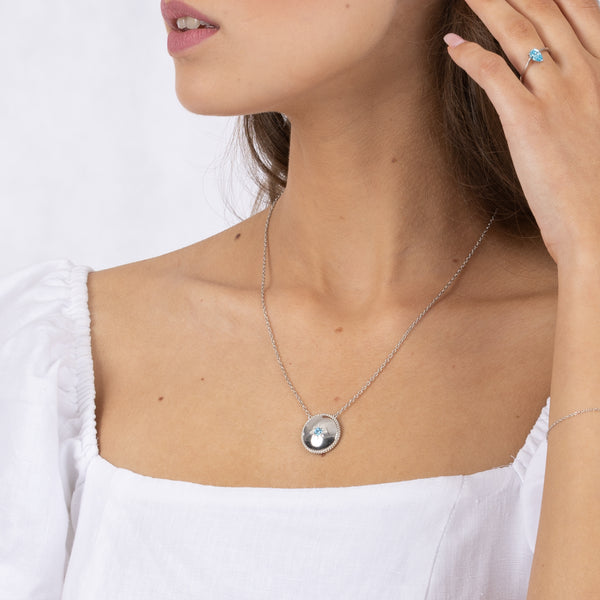 Azura Necklace Large Silver