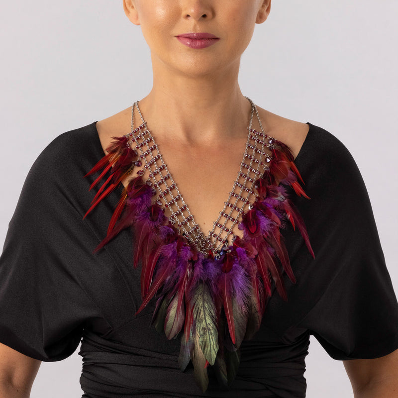 Vivienne Feather Necklace